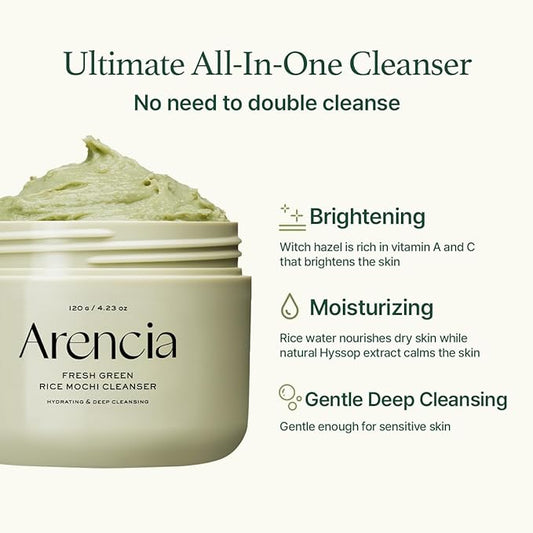 Arencia Rice Mochi Face Cleanser 120 g