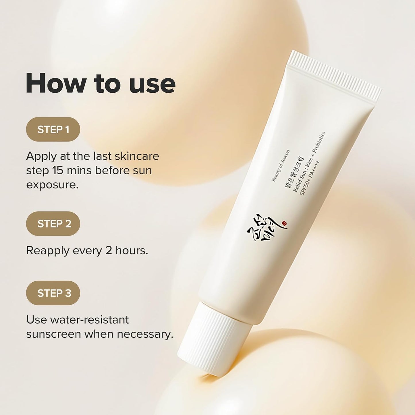 Beauty of Joseon Relief Sun (Rice + Probiotics) SPF 50+PA++++50ml