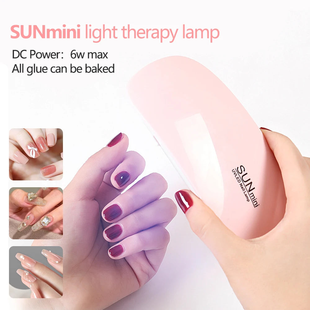 Foldable Nail Lamp 6w Uv Led Lamp For Nails Machine