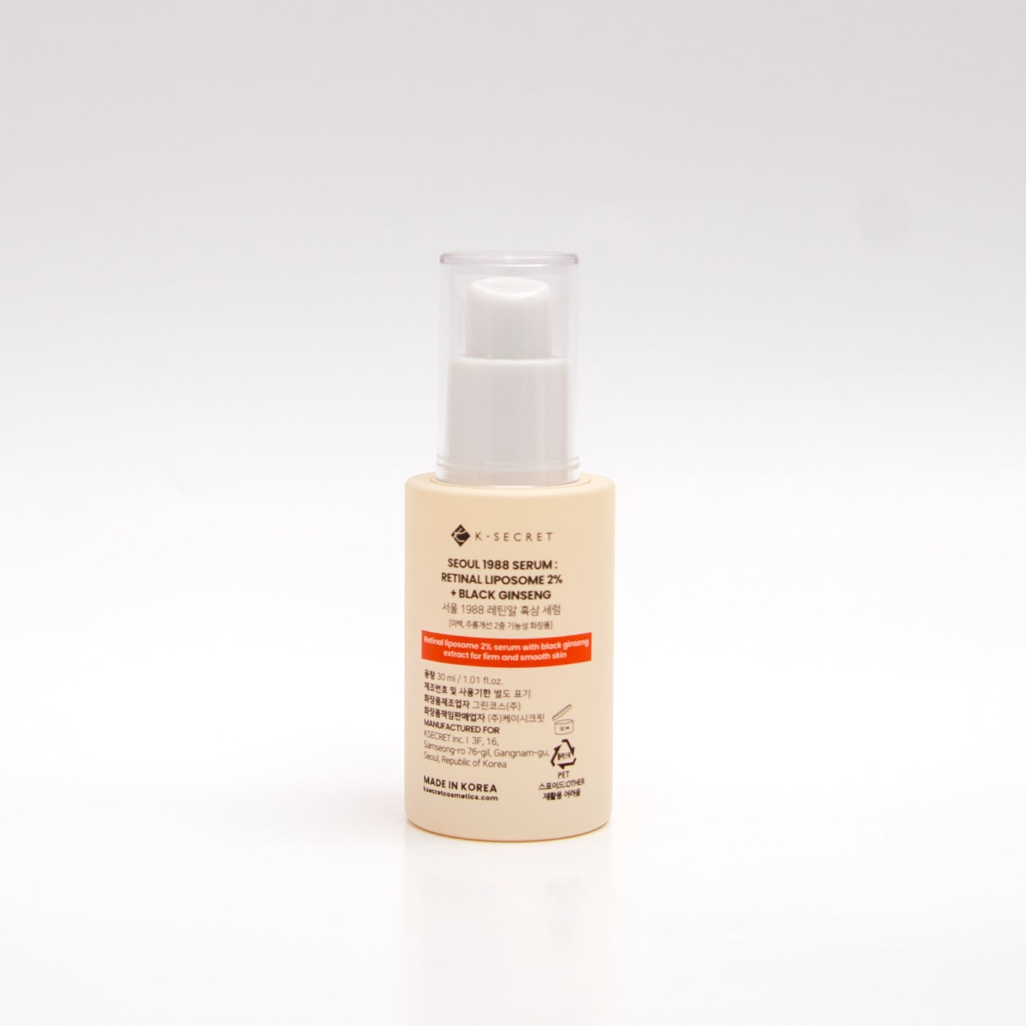 K-Secret SEOUL 1988 Serum: 2% Retinal Liposome + Black Ginseng